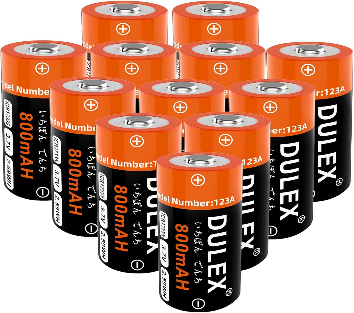 123A Rechargeable Batteries 12-Pack X67696