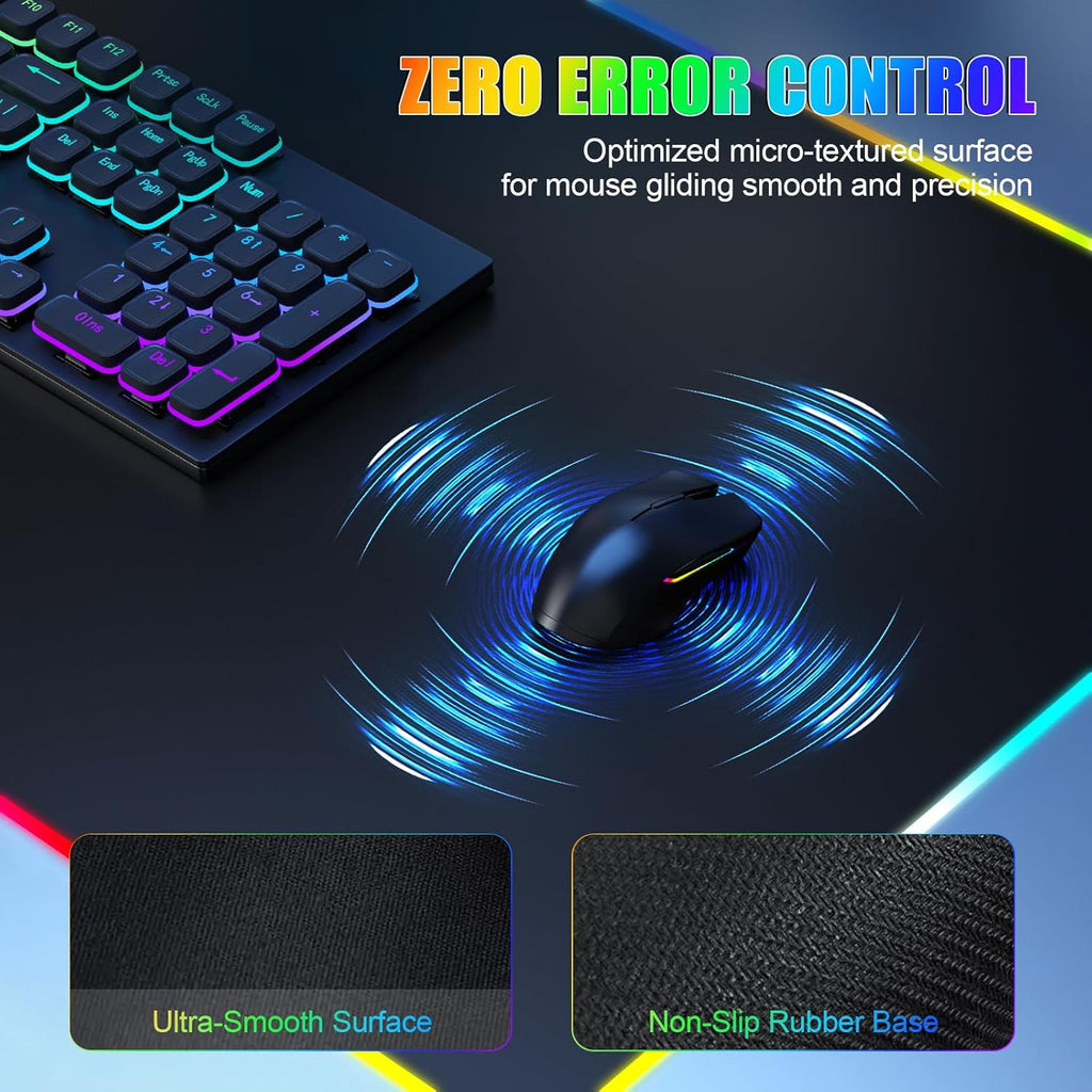 Classic Black Wireless Charging Mouse Pad with Phone Holder K288