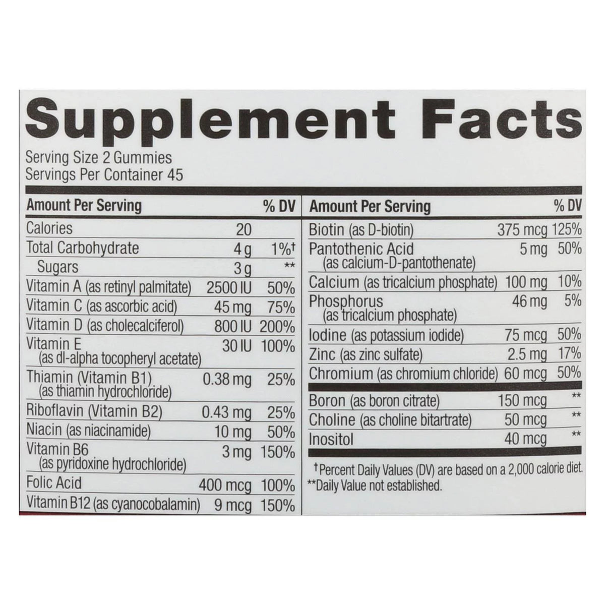 90 CT Women's Berry Multivitamin U132