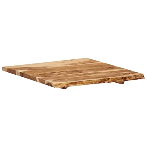 Solid Acacia Wood Table Top 22.8" x(19.7"-23.6") x1 I1345