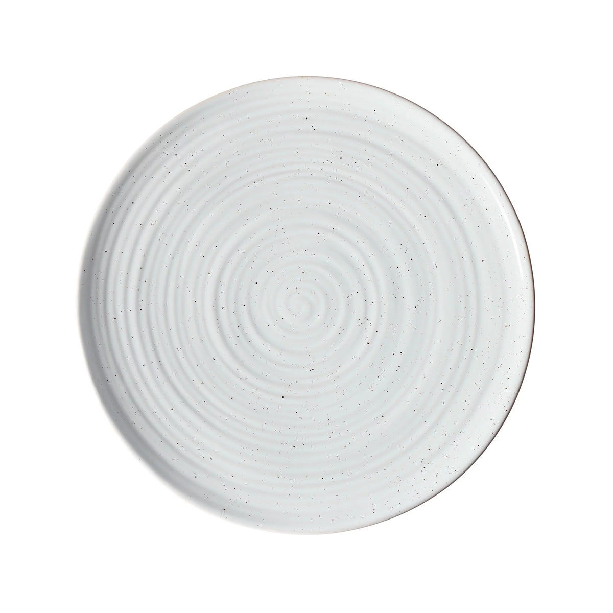 White Round Stoneware 16-Piece Dinnerware Set L36237