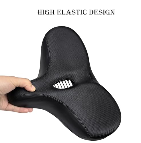 Oversized Comfort Bicycle Saddle Replacement with Memory Foam PU Cushion H5349