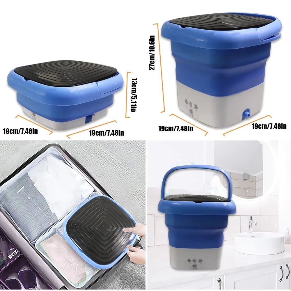 Portable Foldable Mini Washer and Dryer Combo Y92026