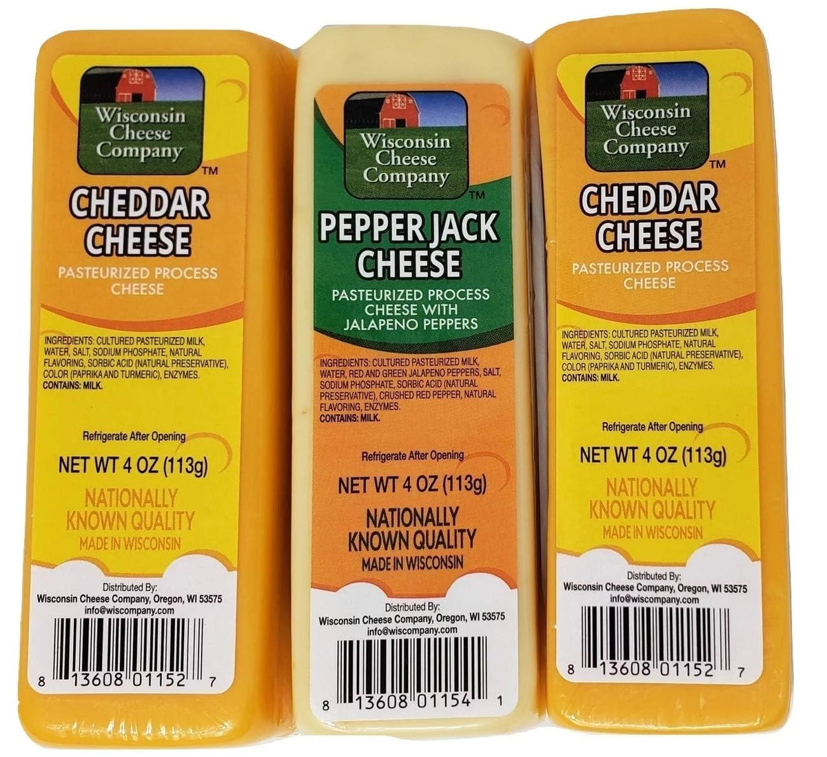 100% Wisconsin Cheese Cracker & Sausage Sampler Gift Basket D16473