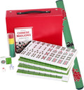 X-Large 1.6" Durable Melamine Mahjong Tiles with Carrying Case X465787