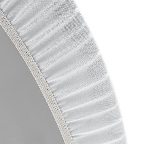 Oval Fitted Polyester Tablecloth, 48" x 68" L386333