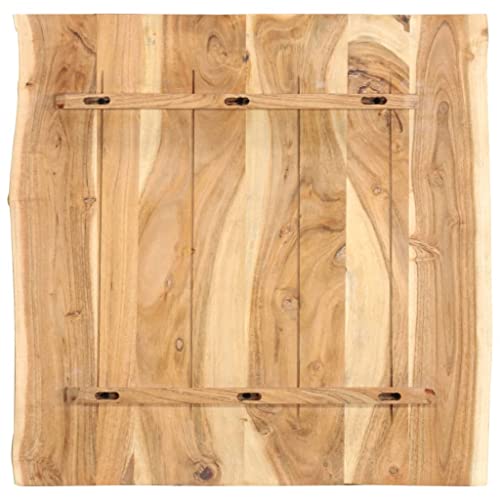 Solid Acacia Wood Table Top 22.8" x(19.7"-23.6") x1 I1345