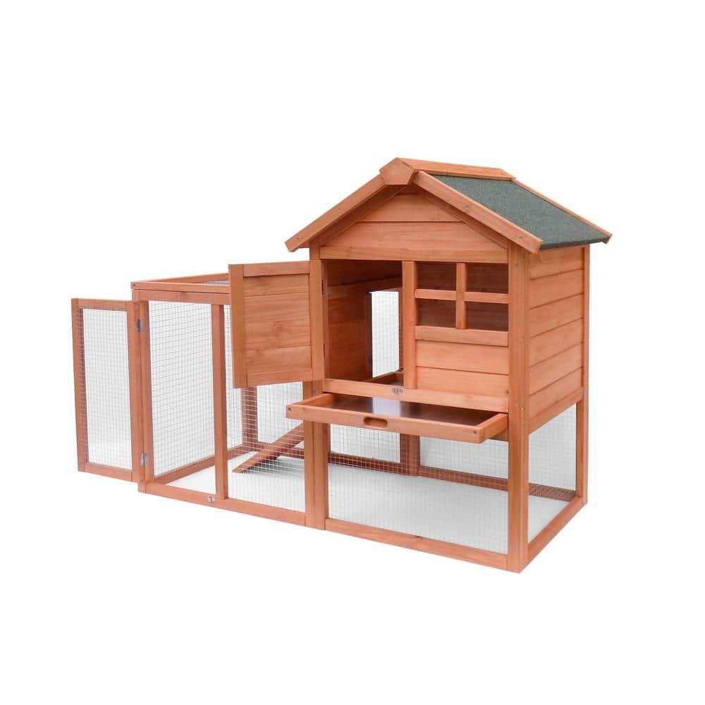 Wooden Chicken Coop Cage Rabbit house with Run R205