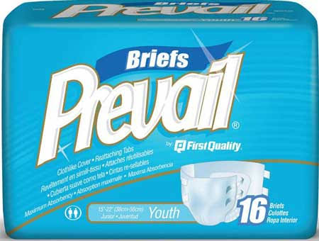 Specialty Size Briefs Youth Case of 96 C70124