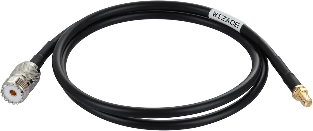 36 ft SMA Female to SO239 Extension Cable, Pure Copper Low-Loss Coaxial Cables 50 Ohm V98744