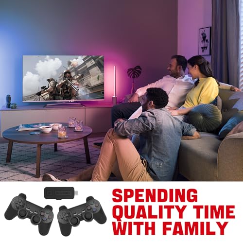 256GB Wireless Retro Gaming Console with 2.4GHz Wireless Controllers X647