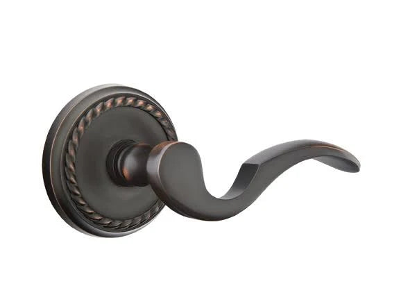 Oil Rubbed Bronze Passage Set Lever E497