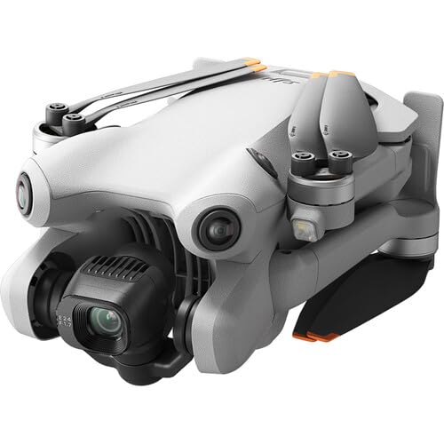 DJI Mini 4 Pro Drone Fly More Combo Plus with RC 2 Controller (With Screen) Folding Drone with 4K Video, Under 249g, 45 Mins Flight Time, Vision Sensing 3 Batteries Bundle with 2x 128GB Memory Card D2545