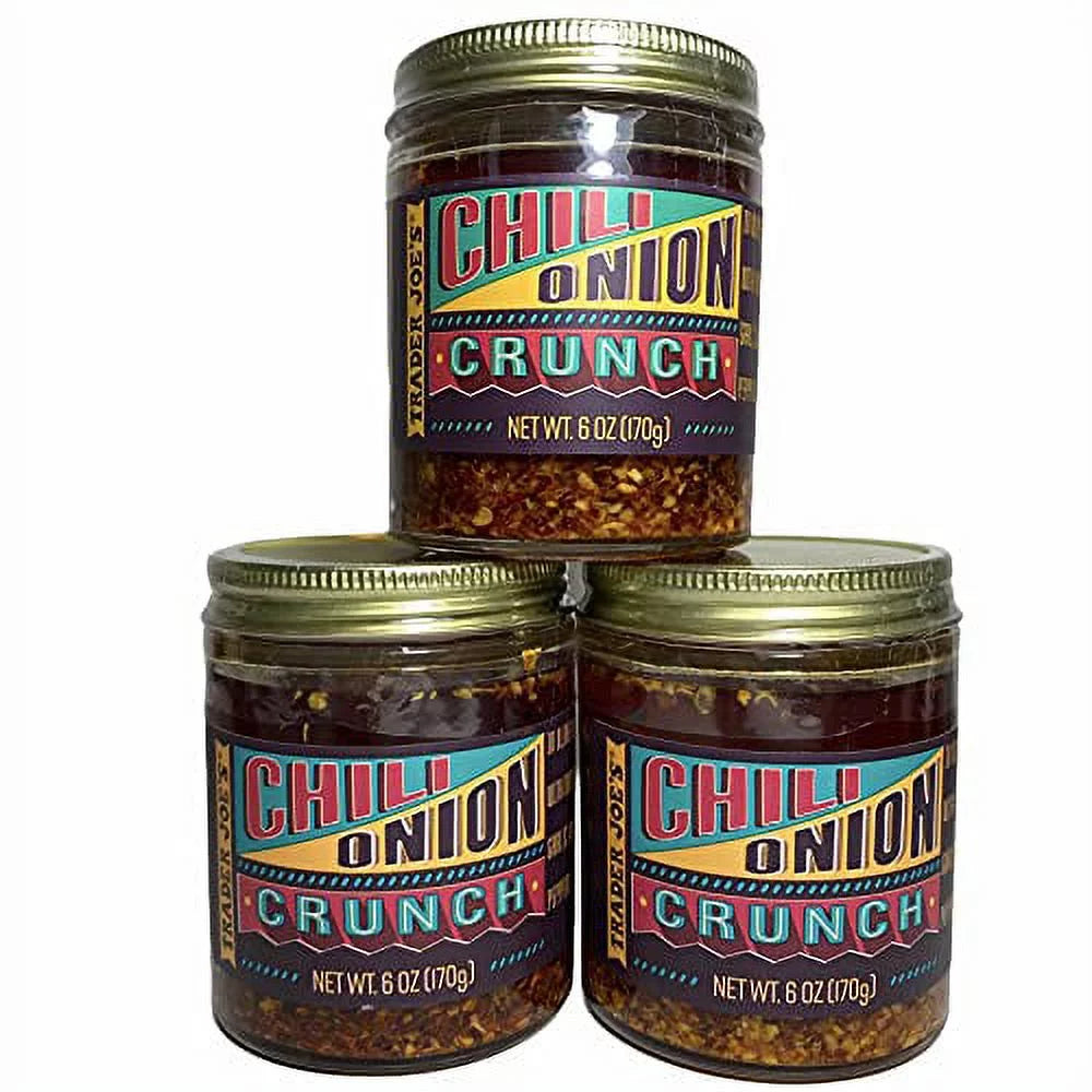 Chili Onion Crunch, 6 oz (Pack of 3) J31266