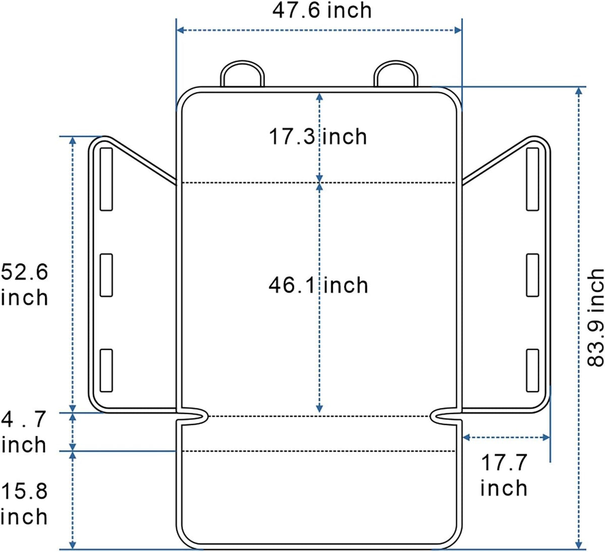Water Resistant Nonslip SUV Cargo Liner with Side Flap L5249