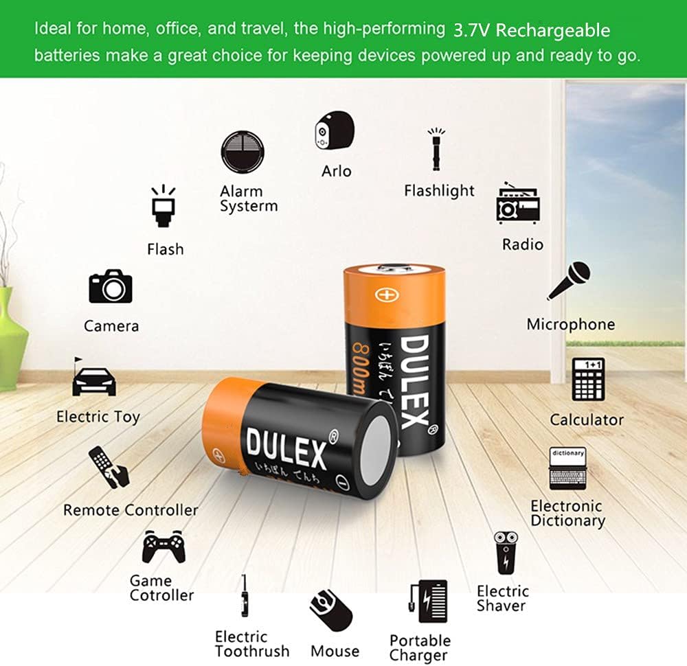 123A Rechargeable Batteries 12-Pack X67696