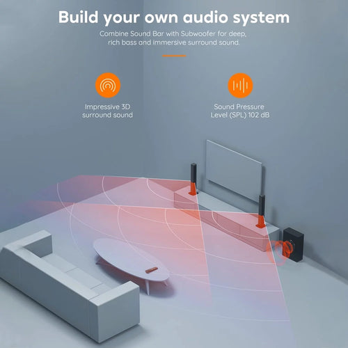 2.1 CH Separable Soundbar with Subwoofer Y411856