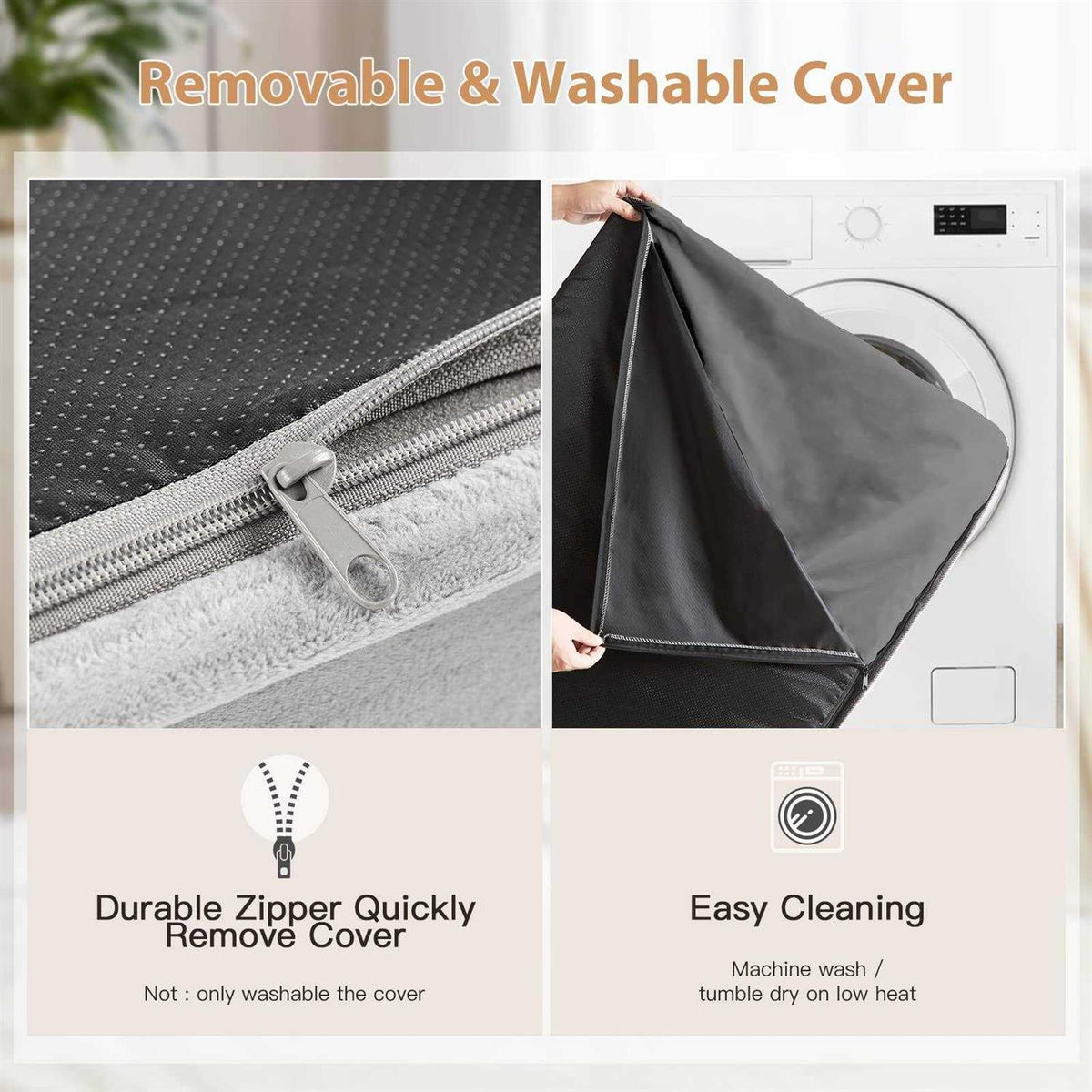 Orthopedic Waterproof Dog Bed with Removable Washable Cover O418807