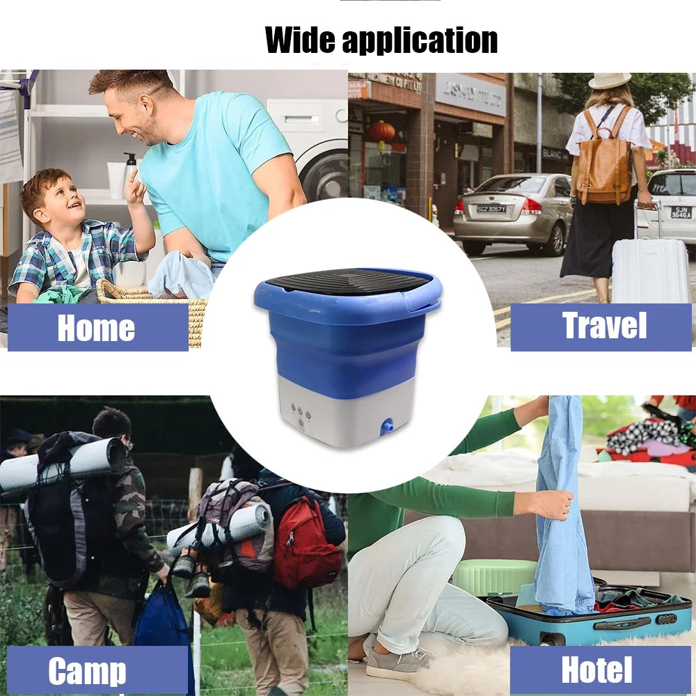Portable Foldable Mini Washer and Dryer Combo Y92026