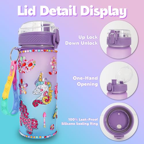Gem Diamond Painting Water Bottle Kits C9090
