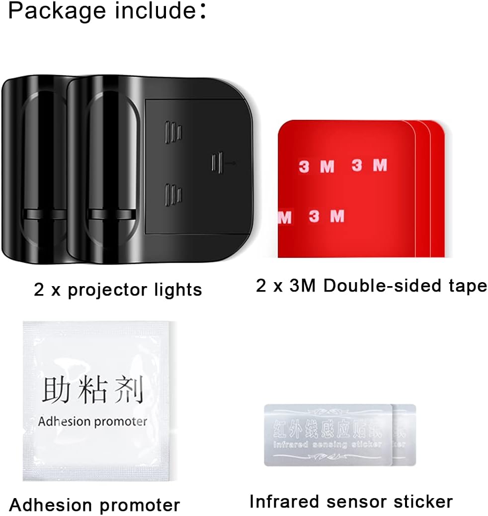 Wireless Projector Car Door Step Led Lights K9629