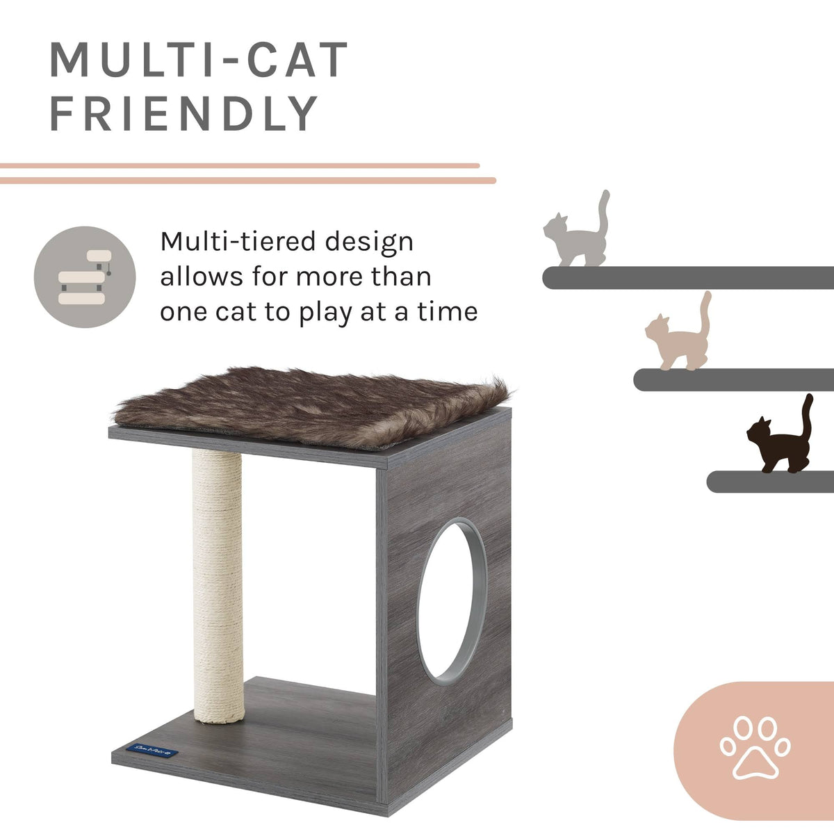 Brown Cat Tree Y8837
