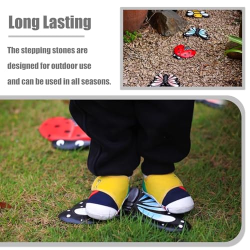 Set of 3 Resin Stepping Stones Q853501