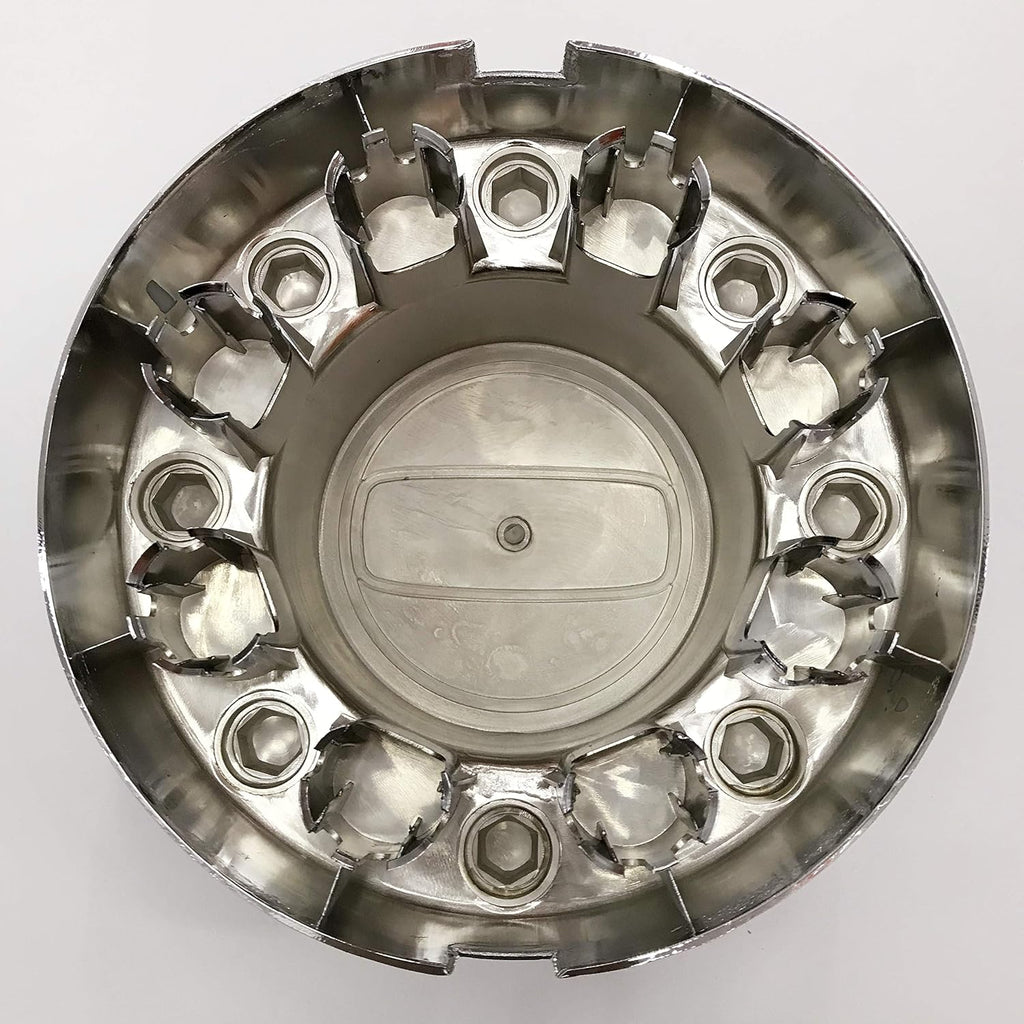 Chrome Wheel Hub Center Caps Set Dually 2 Front and 2 Rear V1909