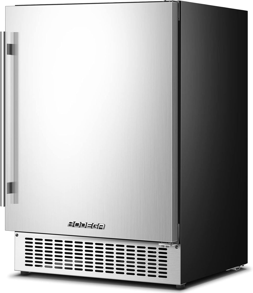 15 Inch Stainless Steel Beverage Refrigerator 100 Cans W514