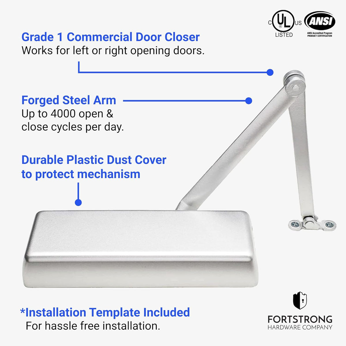 Heavy Duty Commercial Door Closer Z77009