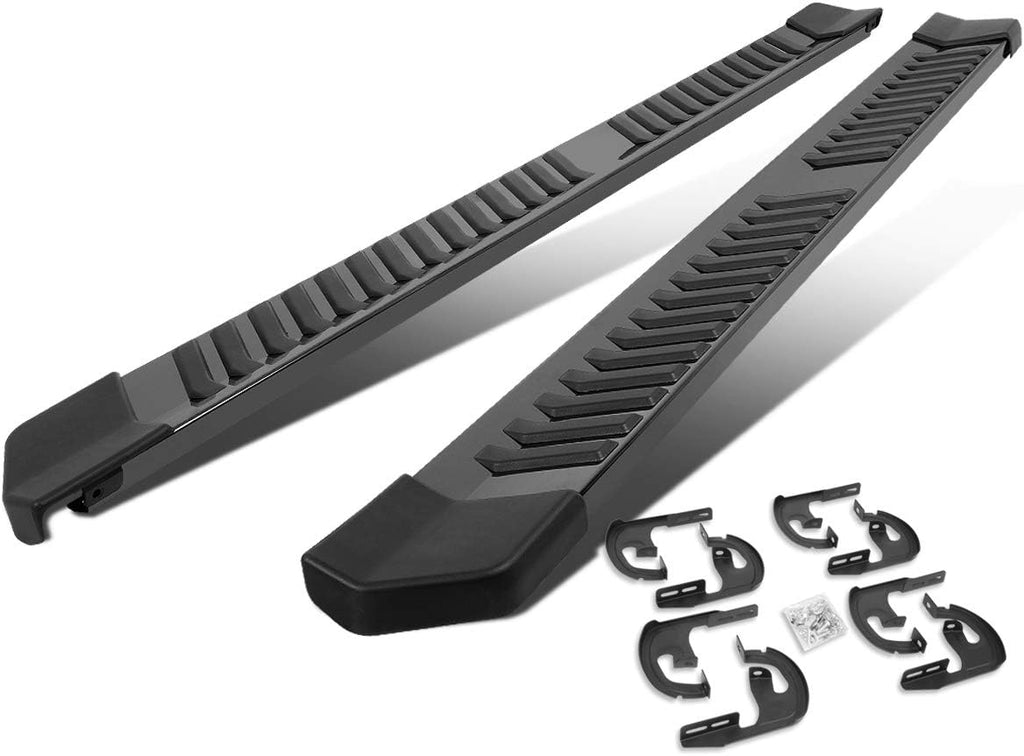 6 Inches Black Aluminum Running Boards S88062