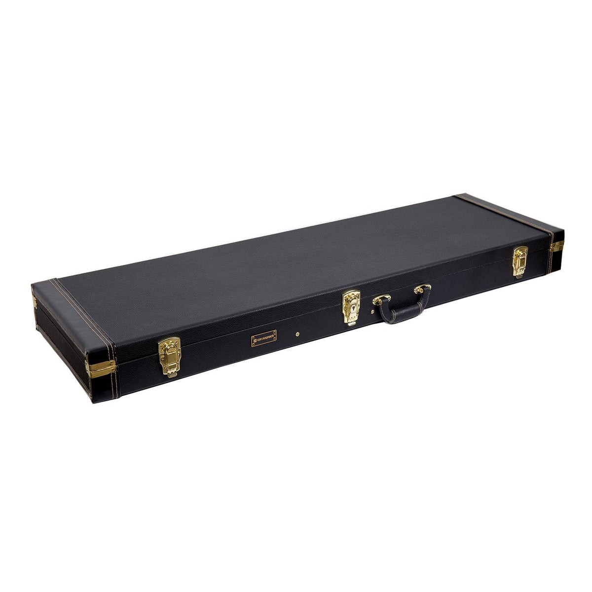 Black Wooden Bass Guitar Case M387085