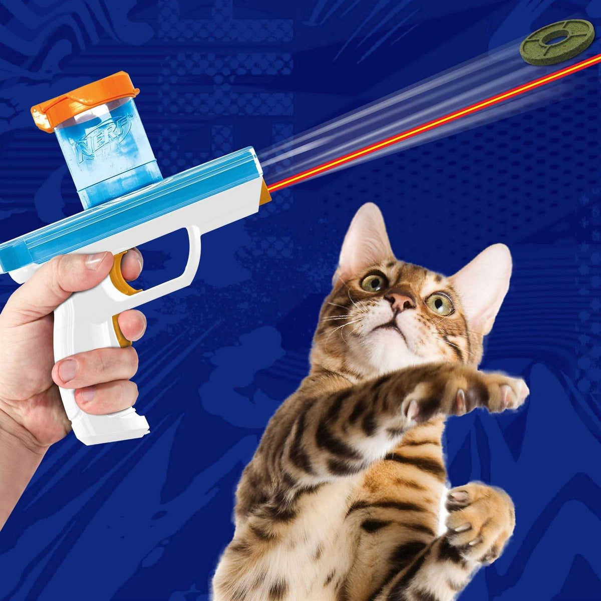 Catnip Disc Blaster Cat Toy O26748