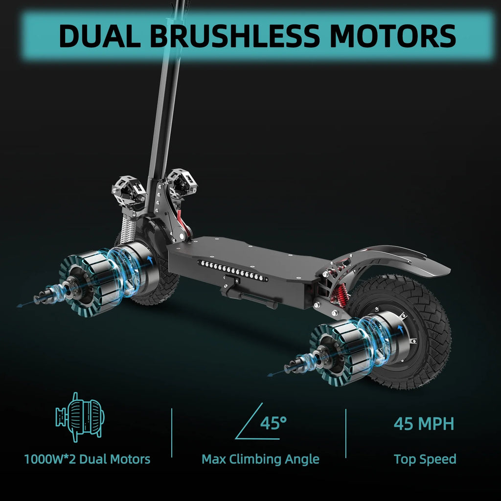 2600W 45 MPH 40 Miles Disc Brake Electric Scooter O5252