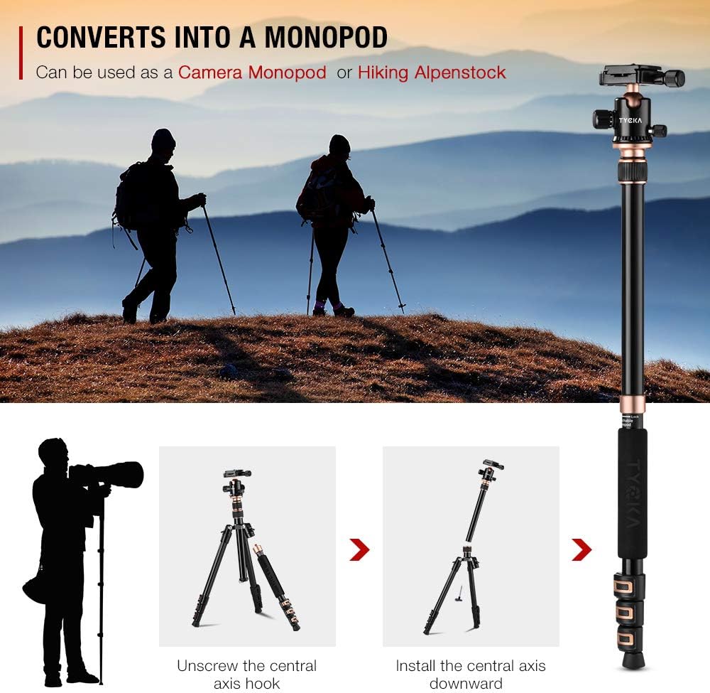 56” Aluminum Camera Tripod with Ball Head and Carry Bag M740