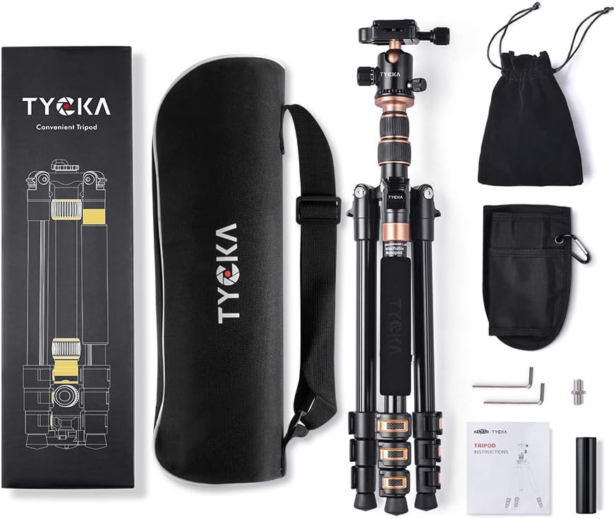 56” Aluminum Camera Tripod with Ball Head and Carry Bag M740