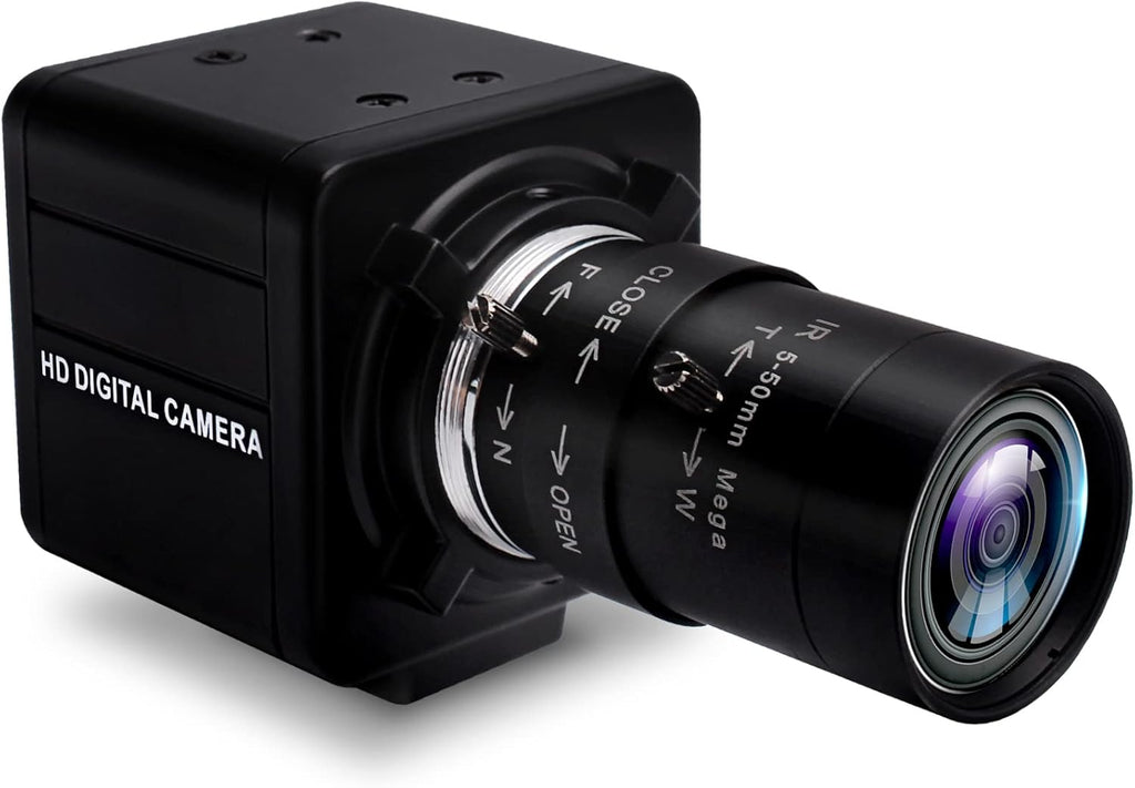 5MP USB Camera with 5-50mm Varifocal Lens F1031