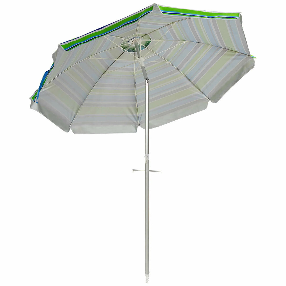 Turquoise 6.5FT Patio Beach Umbrella with Carry Bag B607077