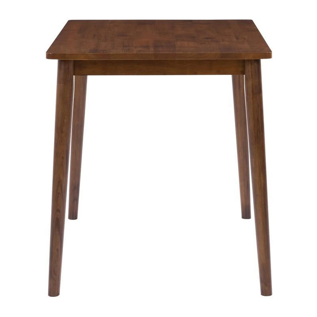 Warm Walnut Wood Dining Table with Splayed Legs A61469