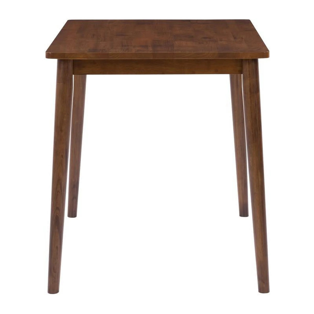 Warm Walnut Wood Dining Table with Splayed Legs A61469