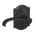 Black Non-Turning Lever with Camelot Trim J25000