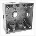 2-Gang 7.5 Outlet Box Rectangular Gray I12886