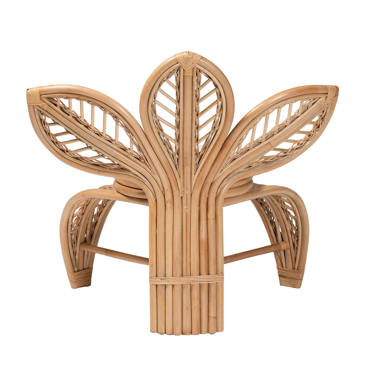Natural Rattan Leaf Accent Chair N669478