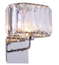 Chrome & Acrylic Wall Sconce Set of 2 V187495
