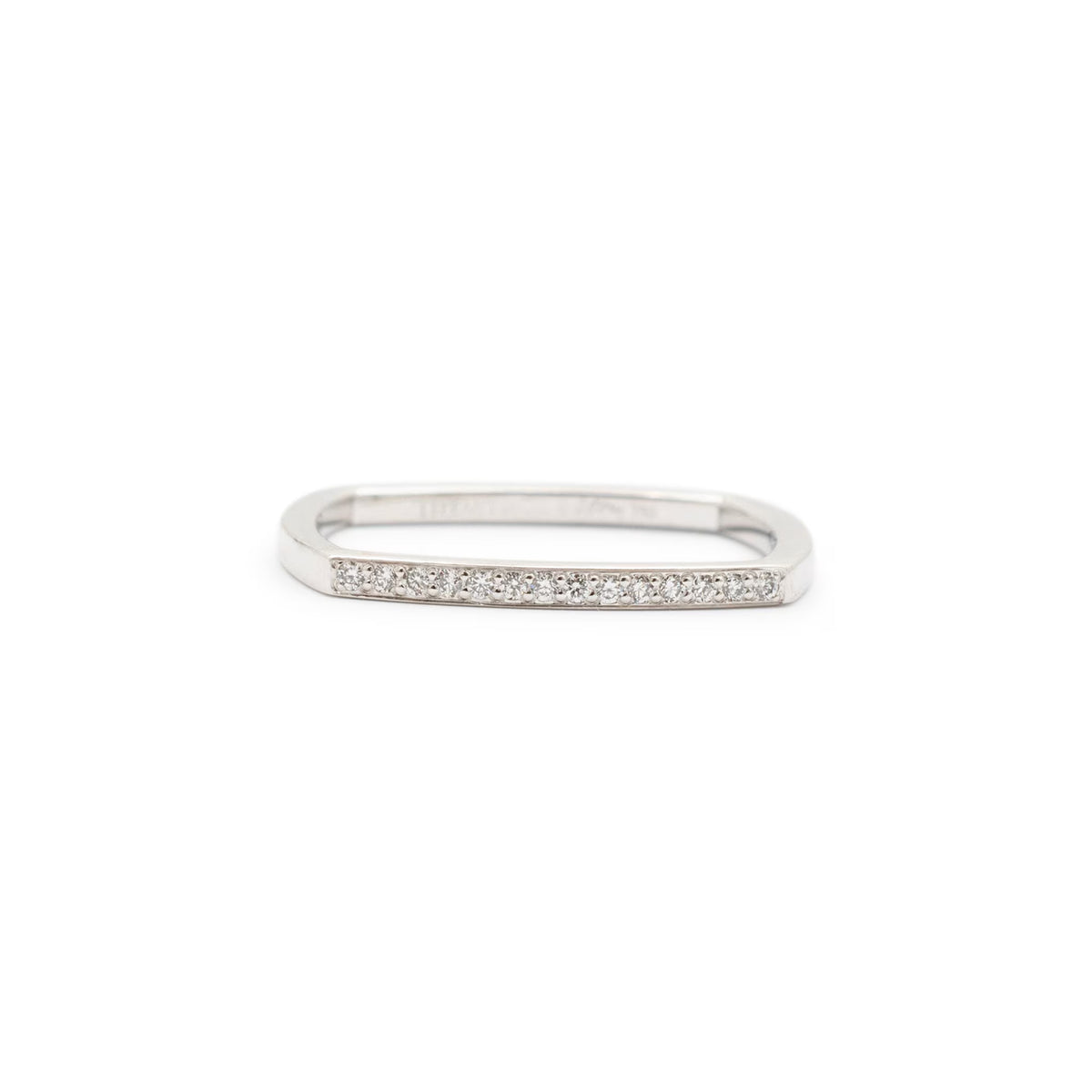 18K White Gold Diamond Wedding Band P846621