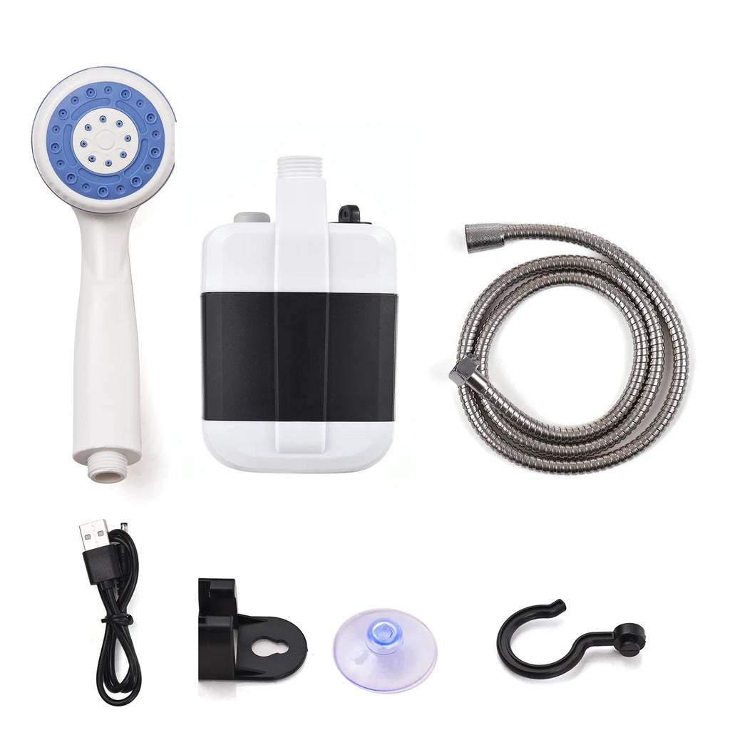 Portable Camping Shower Pump with Suction Cup X39138