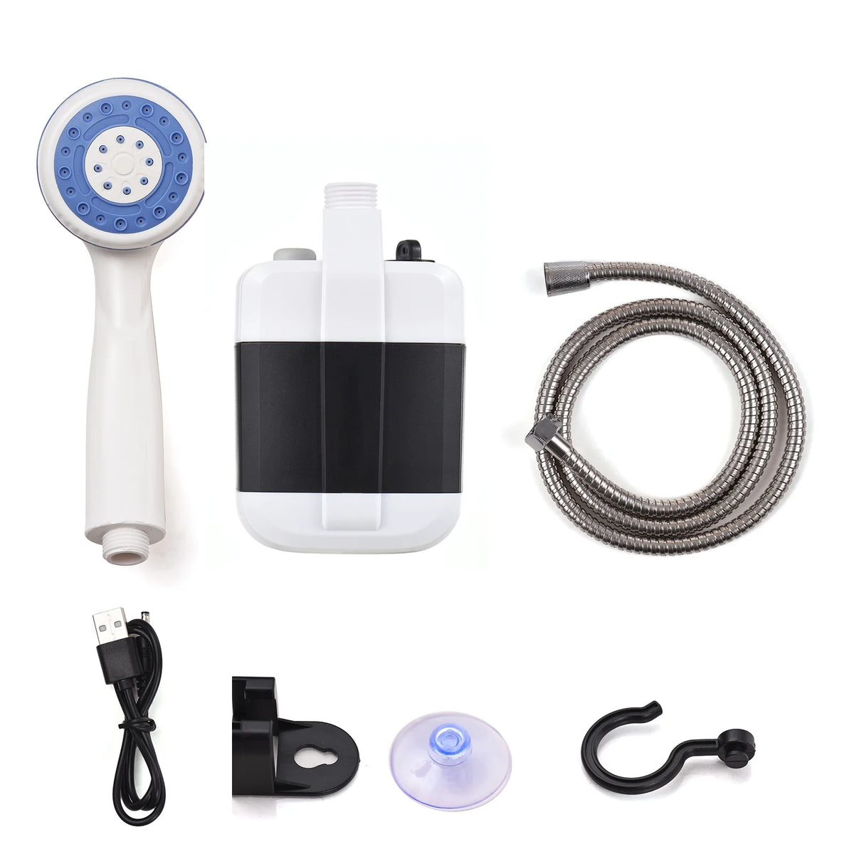 Portable Camping Shower Pump with Suction Cup X39138