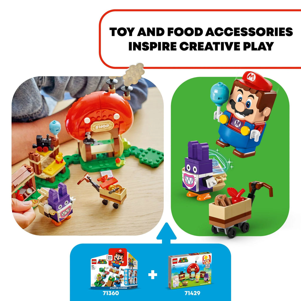 Buildable Super Mario Starter Course Set with Mario Figure and Bowser Jr. E116556