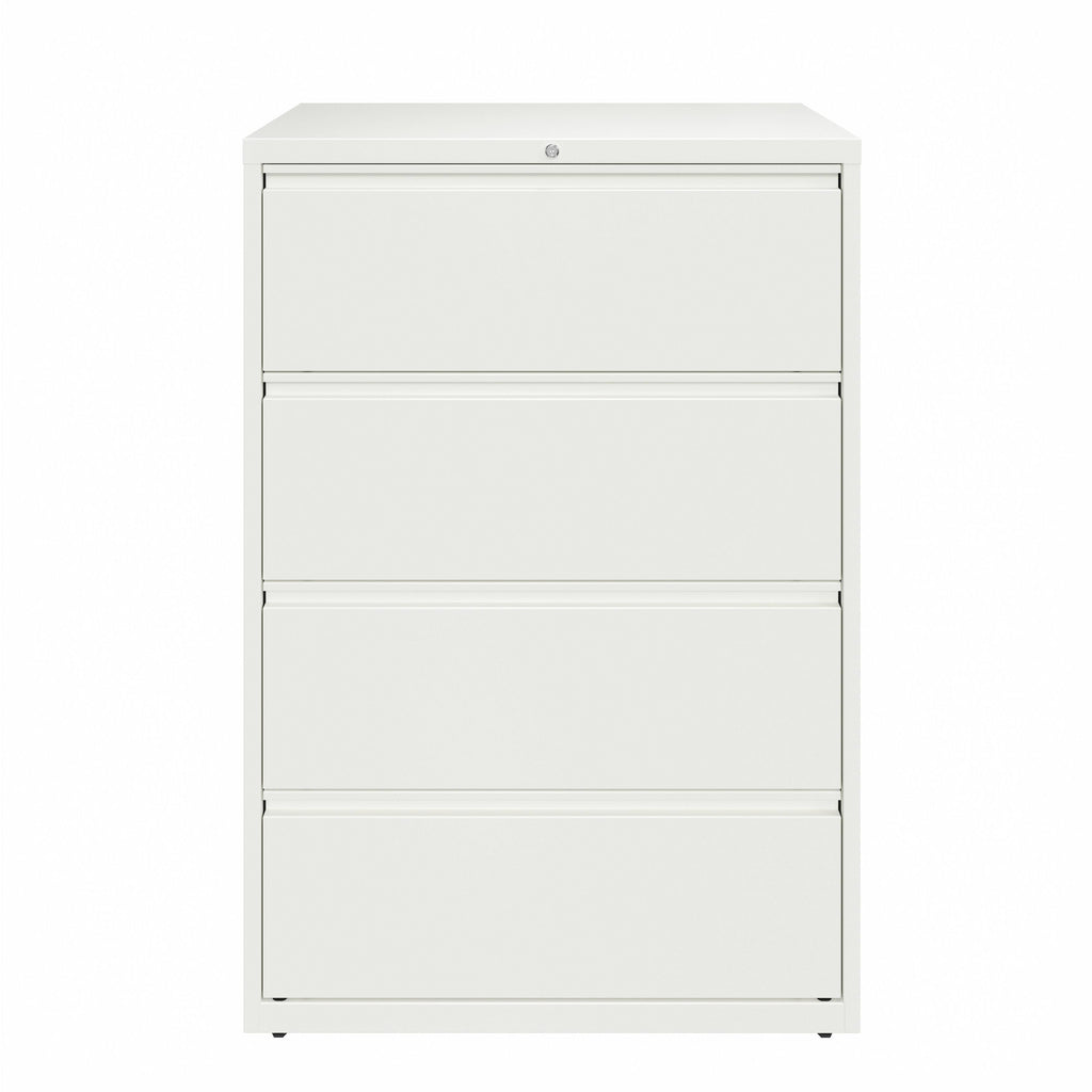 White 4-Drawer Lateral File Cabinet A49205
