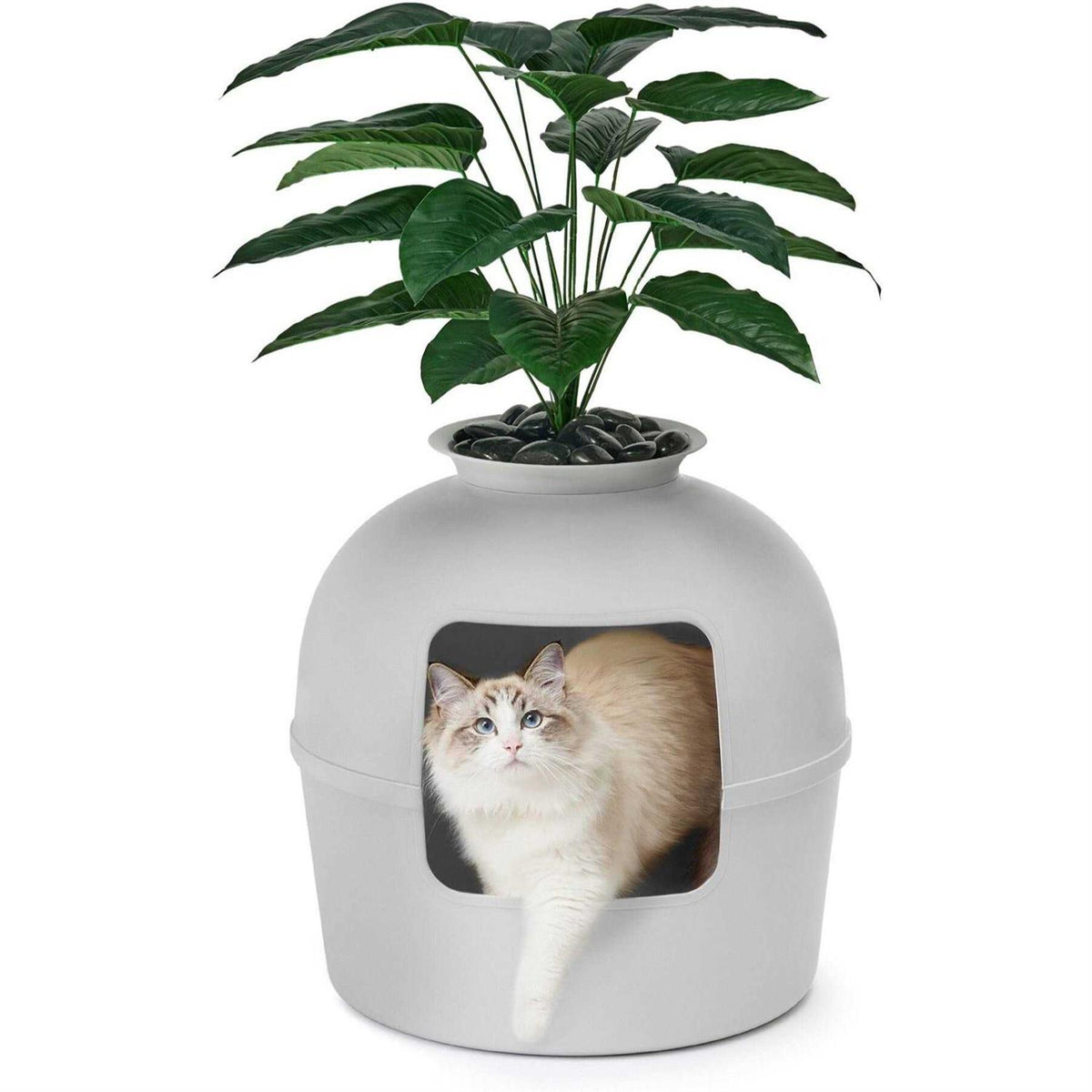 Hidden Litter Box Enclosure with Odor Control Carbon Filter P19802
